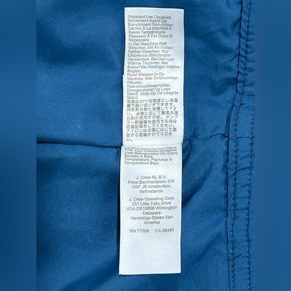 J. Crew Blue Button-Front Mini Skirt - Picture 12 of 13